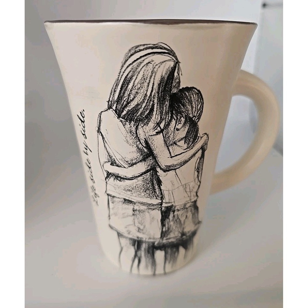 New Hallmark Side By Side Family Sisters Best Friends Coffee Cocoa Tea Mug Cup
